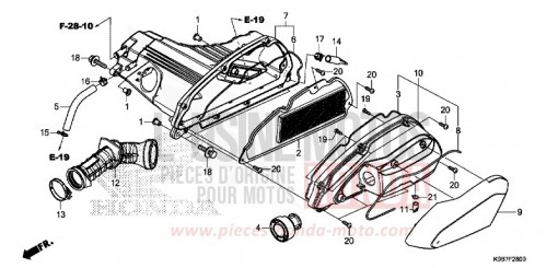 FILTRE A AIR NSS300AK de 2019